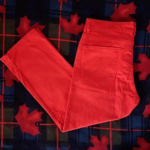 Red/Orange Capri Pants